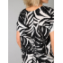 Yest Top Tomasina Black White