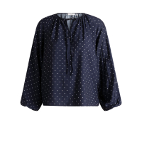 Yest Blouse Sibelia Dark Blue Off White