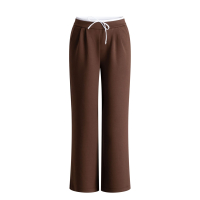 Yest Broek Sina Mocca Brown Off White