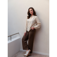 Yest Broek Silja Dark Brown