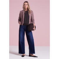 Street One Blazer Check Rustic Rouge