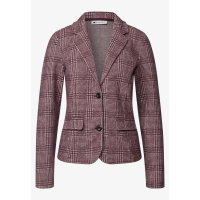 Street One Blazer Check Rustic Rouge