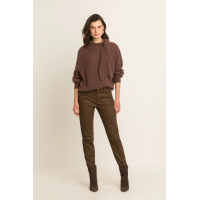 Expresso Trui Strik Rain Drum Brown