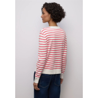 Street One Trui Stripes Off White