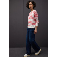Street One Trui Stripes Off White