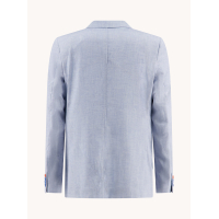 A Fish Named Fred Blazer Linnen Light Blue