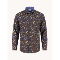 A Fish Named Fred Shirt Blossom Chocolate Brown
