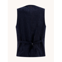 A Fish Named Fred Gilet Rib Navy