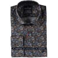 Fellows United Overhemd Circles Mid Blue