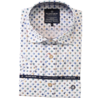 Fellows United Overhemd Diamond Mid Blue