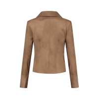 Helena Hart Biker Jacket Camel