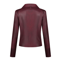 Helena Hart Biker Jacket Wine
