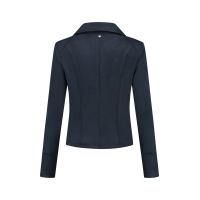 Helena Hart Biker Jacket Daim Marine