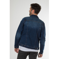 New Star Denim Jacket Harvard Stone Used