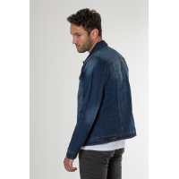 New Star Denim Jacket Harvard Stone Used