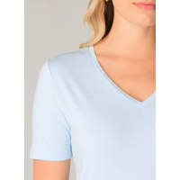 Base Level T-shirt Yanic Light Blue