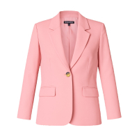 Base Level Blazer Yella Soft Pink