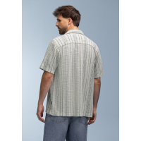 BlueFields Shirt Striped Grijsblauw Greige