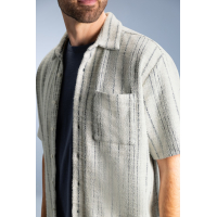 BlueFields Shirt Striped Grijsblauw Greige