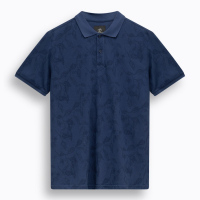 BlueFields Polo Shirt Pique Grijs Blauw Marine