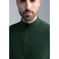 BlueFields Trui Structured Donkergroen