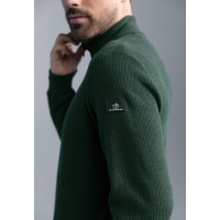 BlueFields Trui Structured Donkergroen