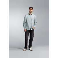 BlueFields Overhemd Grijsblauw Mint Blauw