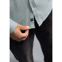 BlueFields Overhemd Grijsblauw Mint Blauw