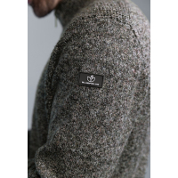 BlueFields Trui Structured Donker Antraciet Wit