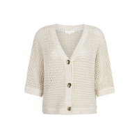 Tramontana Vest Crochet Stone