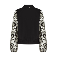 Tramontana Blouse Embroidered Black