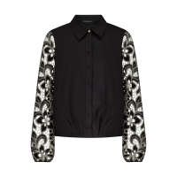 Tramontana Blouse Embroidered Black