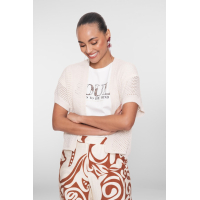 Geisha Vest Ajour Off White