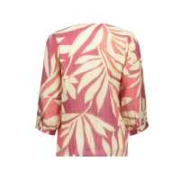 Geisha Blouse Raspberry Coral Red 