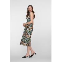 Geisha Jurk Noelle Brown Green