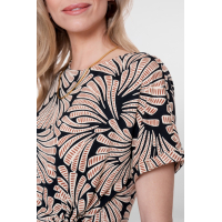 Geisha Top Black Brown