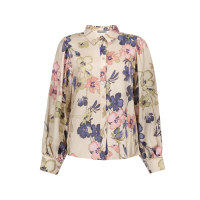 Geisha Blouse Flower Sand Olive