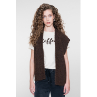 Geisha Gilet Vest Dark Brown