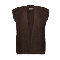 Geisha Gilet Vest Dark Brown