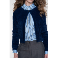 Geisha Vest Hairy Indigo