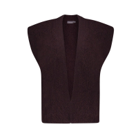 Geisha Gilet Vest Burgundy