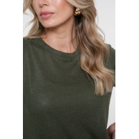 Geisha T-shirt Foil Olive