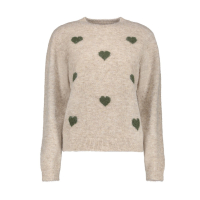 Geisha Pullover Hearts Sand Army