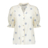 Geisha Blouse Off White Blue