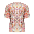 Geisha Top Chevron Red Purple