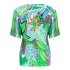 Geisha Top Jungle Turquoise Green