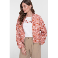 Geisha T-shirt Glow Off White Light Pink