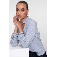 Geisha Top Lemon Chambray