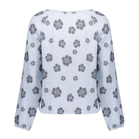 Geisha Top Light Blue Navy