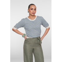 Geisha Pullover Stripe Kit Olive Blue